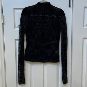 Dollskill Punk Rave Circuitboard Velvet Mesh Top